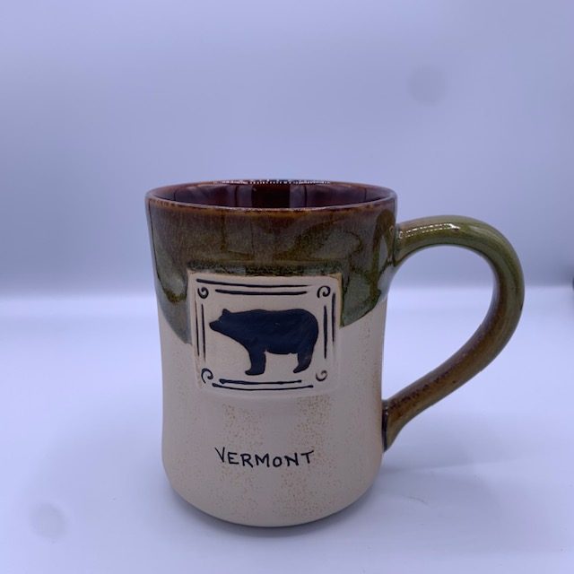 Vermont Drip Glaze Oval Bear Mug • Weston Village Store